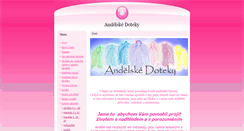 Desktop Screenshot of doteky-andelu.cz